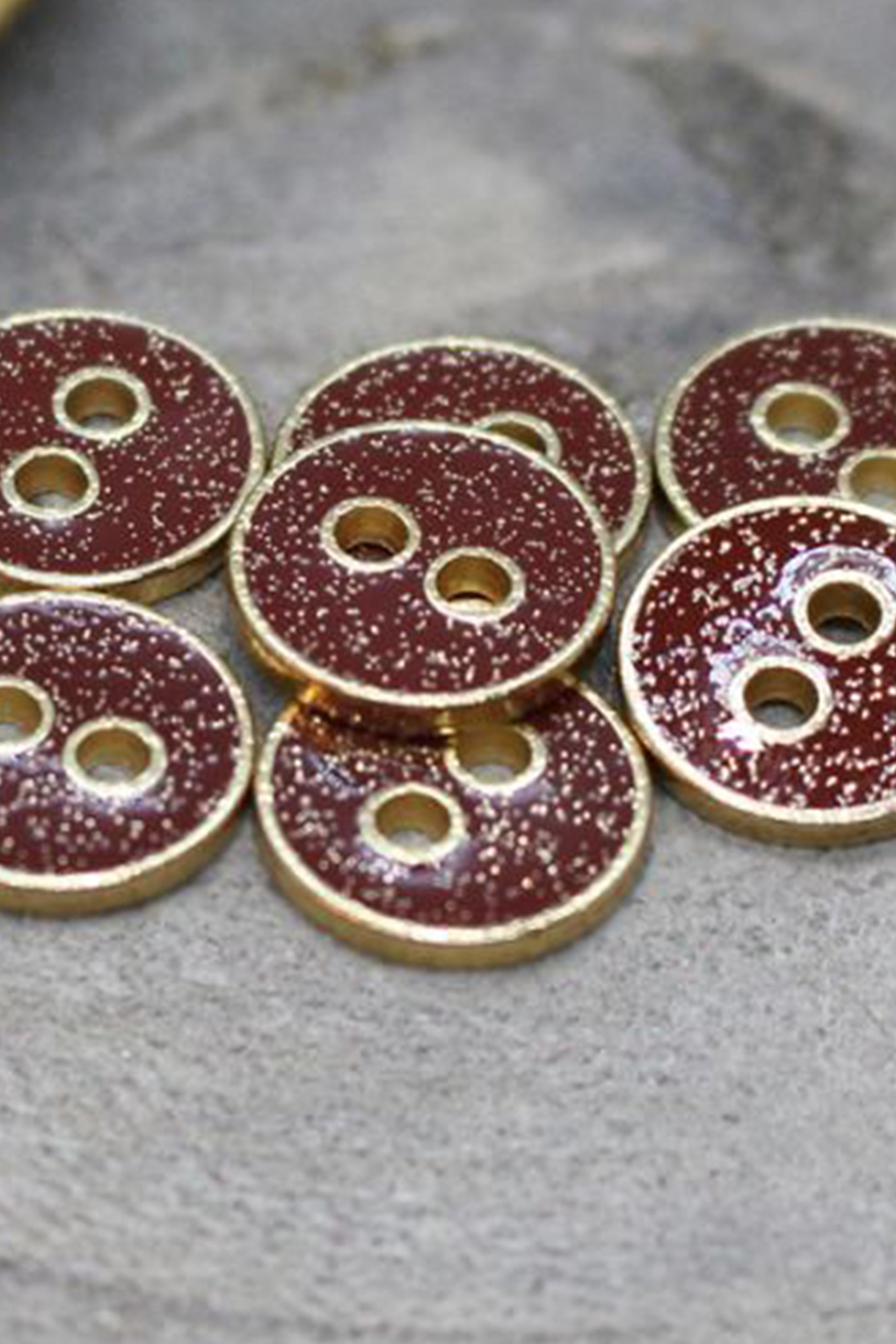 atelier-brunette-boutons-joy-glitter-amarante-x10 image 2