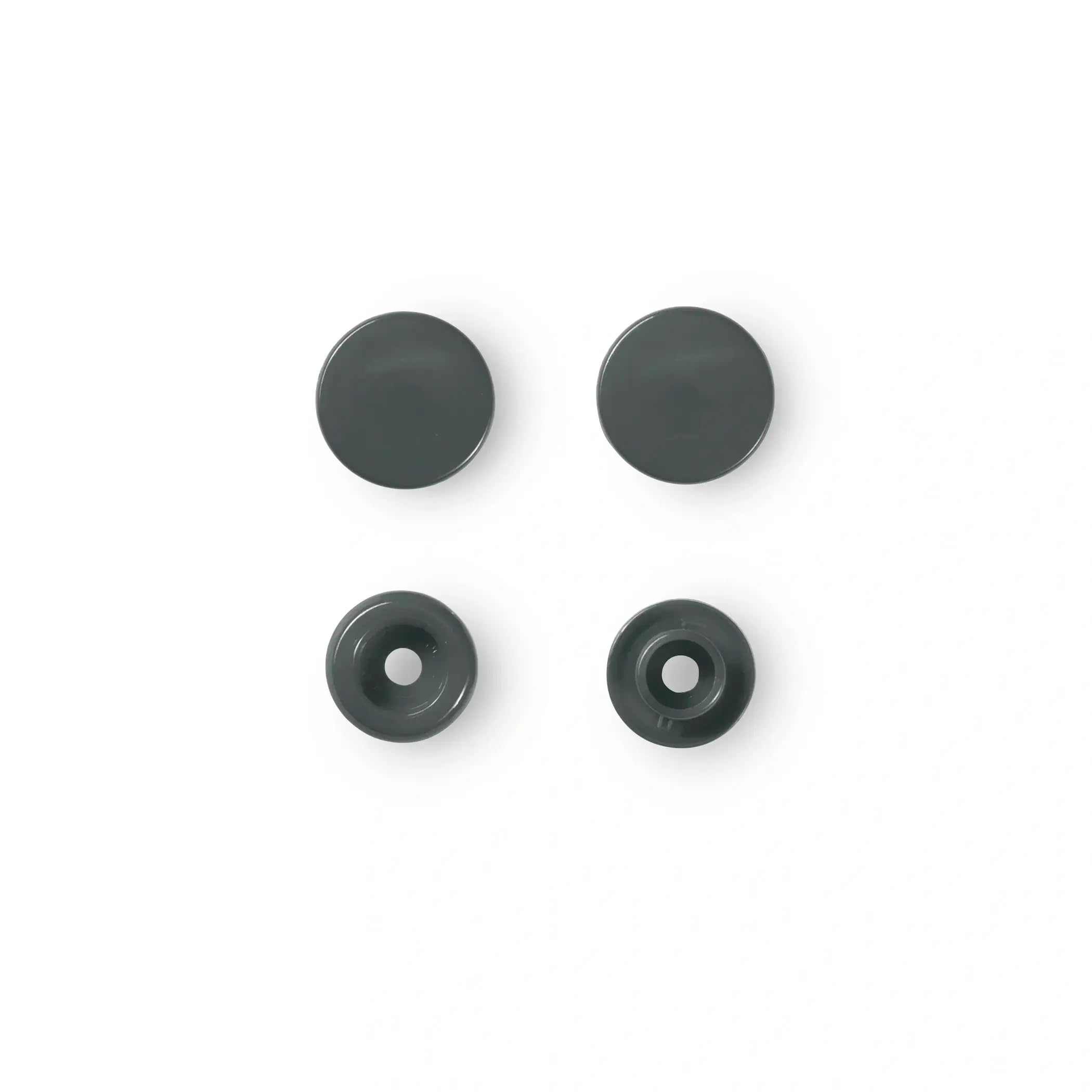 prym-color-snaps-boutons-pression-sans-couture-rond-12-4-mm-gris-fonc-393109 image 2