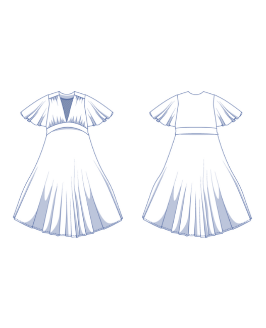 fibre-mood-agatha-robe-empire-patron-de-couture image 3