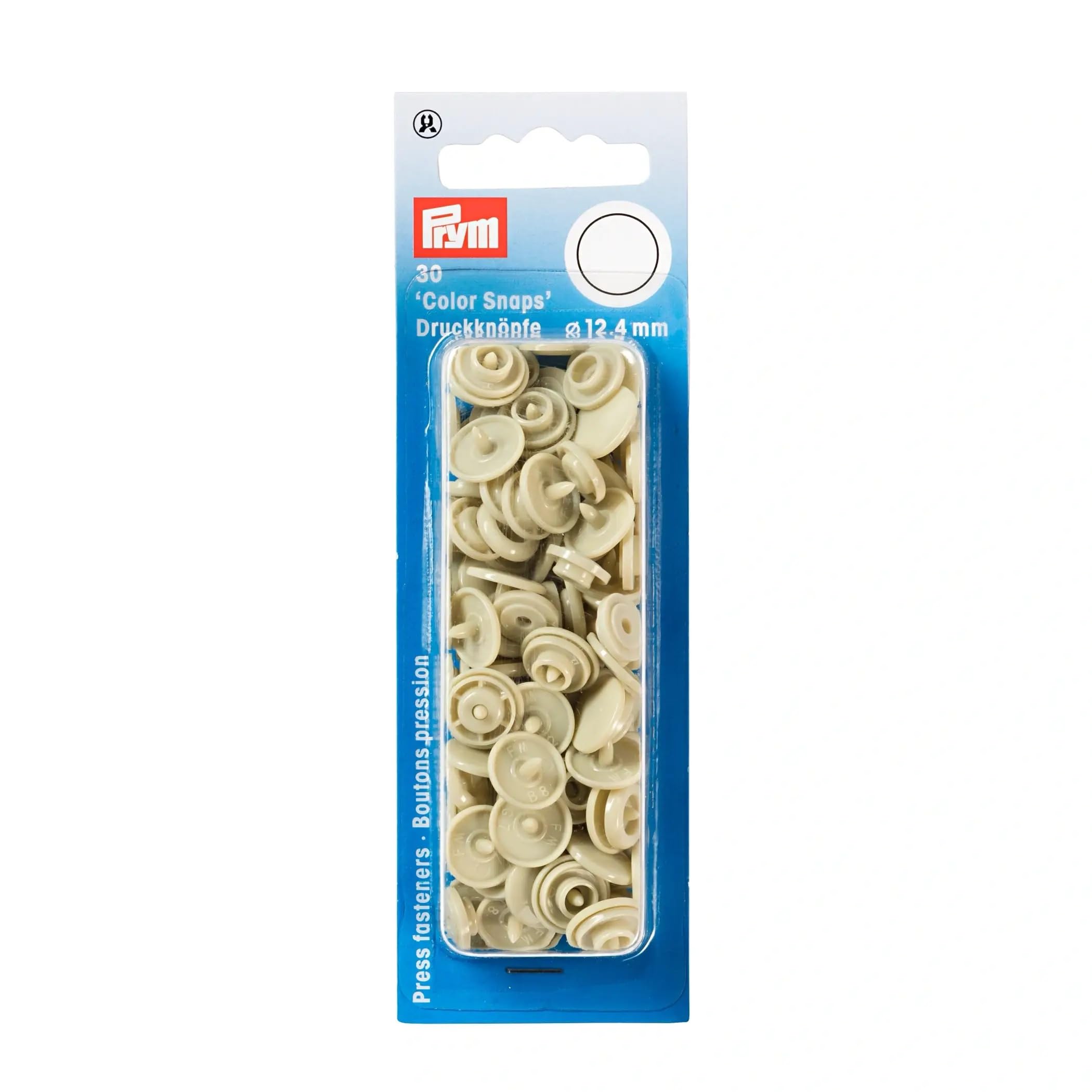 prym-393123-color-snaps-boutons-pression-ronds-12-4-mm-beige image 1