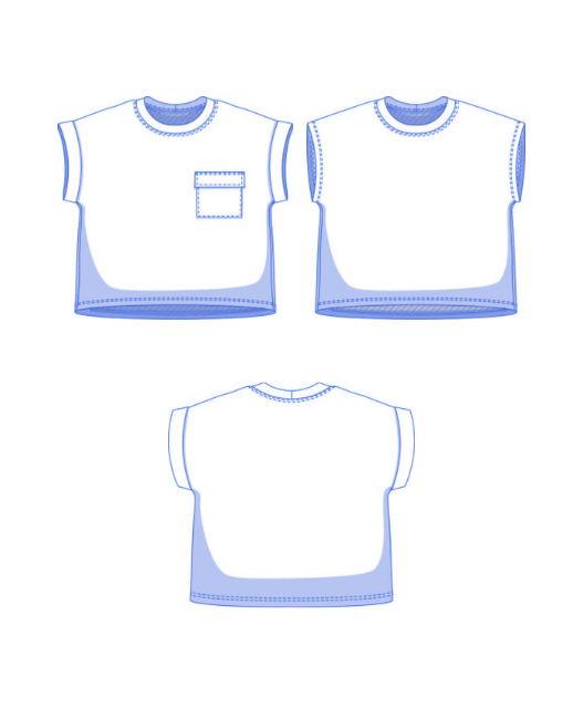 fibre-mood-gina-patron-t-shirt-femme-ample-revers image 5