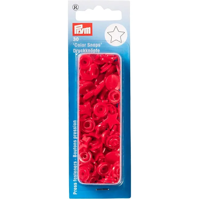 prym-393238-boutons-pression-sans-couture-motif-toile-rouge image 1