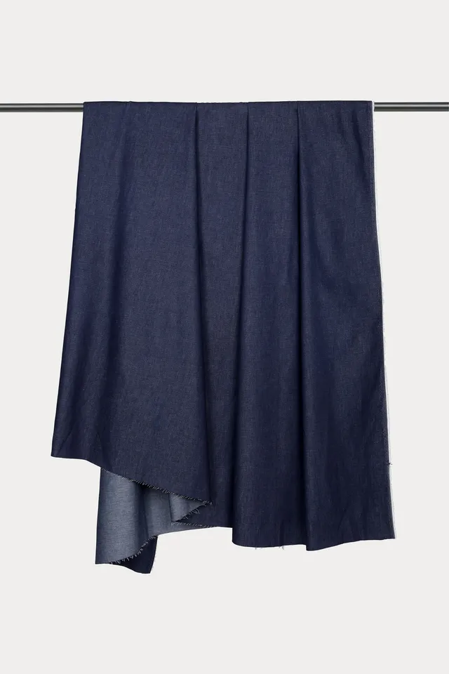 atelier-brunette-tissu-chambray-brut-coton-uni-100-coton image 1