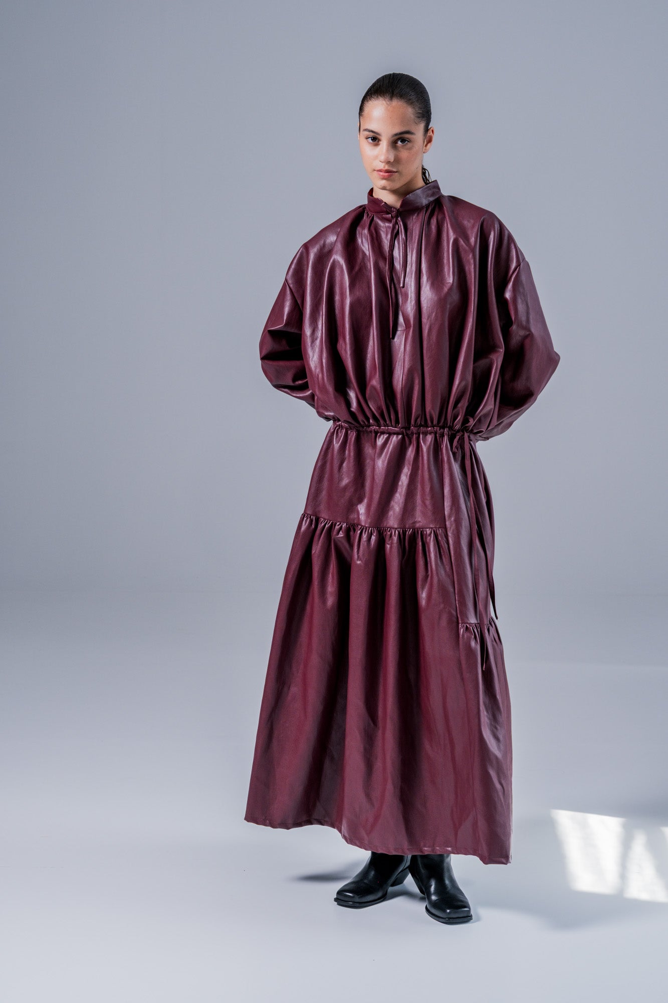 fibre-mood-zafira-robe-patron-de-couture-robe-longue-fronc-e-tunnel image 8