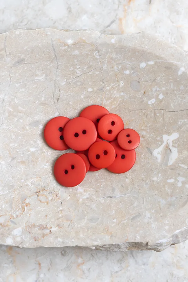 atelier-brunette-boutons-classic-matte-poppy-tangerine image 1