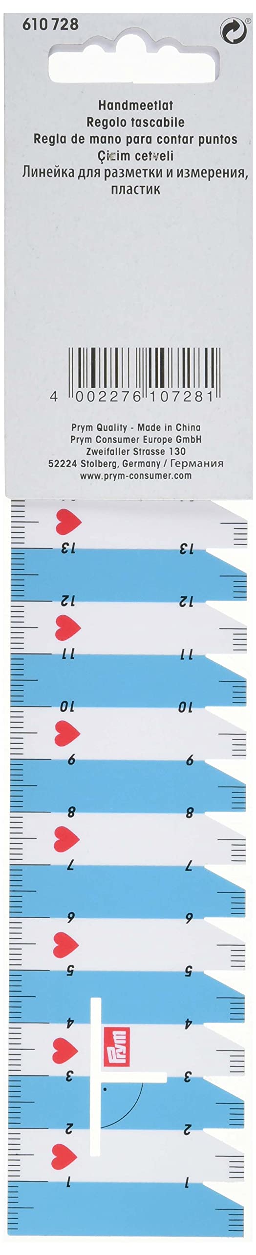 prym-love-jauge-main-de-couture-plastique-turquoise image 2