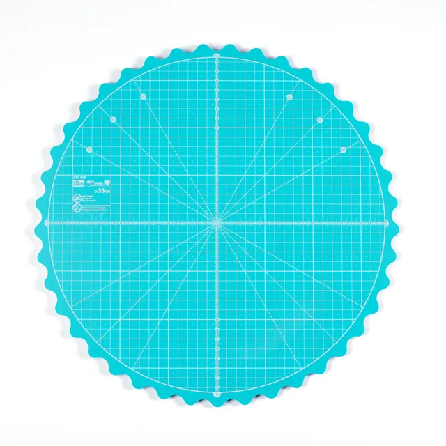 prym-love-tapis-de-d-coupe-rotatif-rond-35-cm-vert image 1