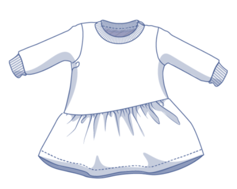fibre-mood-celia-baby-patron-de-couture-robe-sweat-b-b-1-18-mois image 4