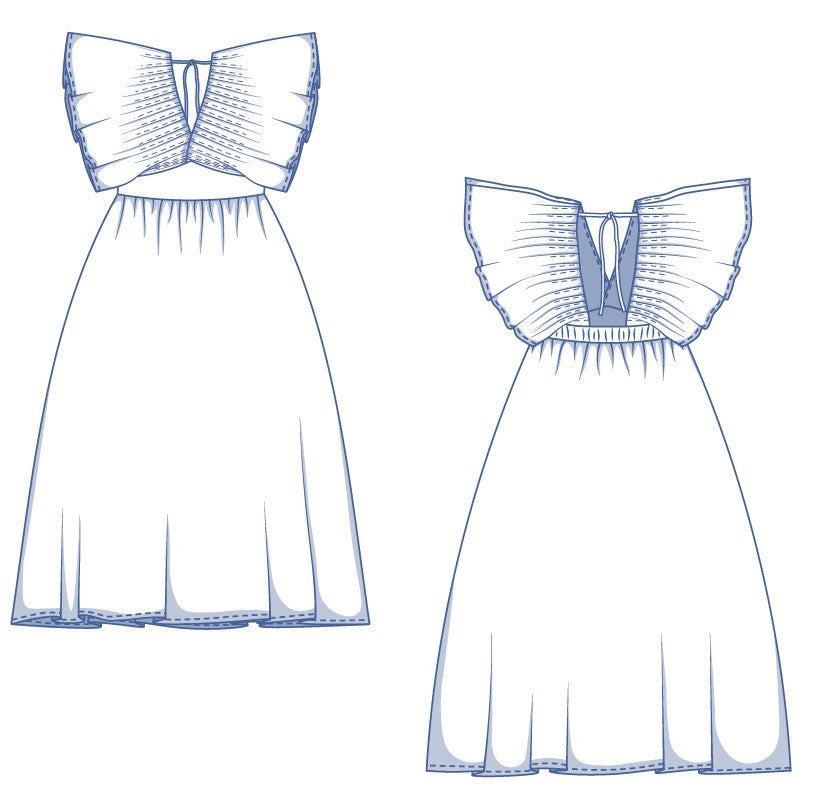 fibre-mood-nina-robe-patron-de-couture-robe-empire-manches-papillon-32-60 image 5