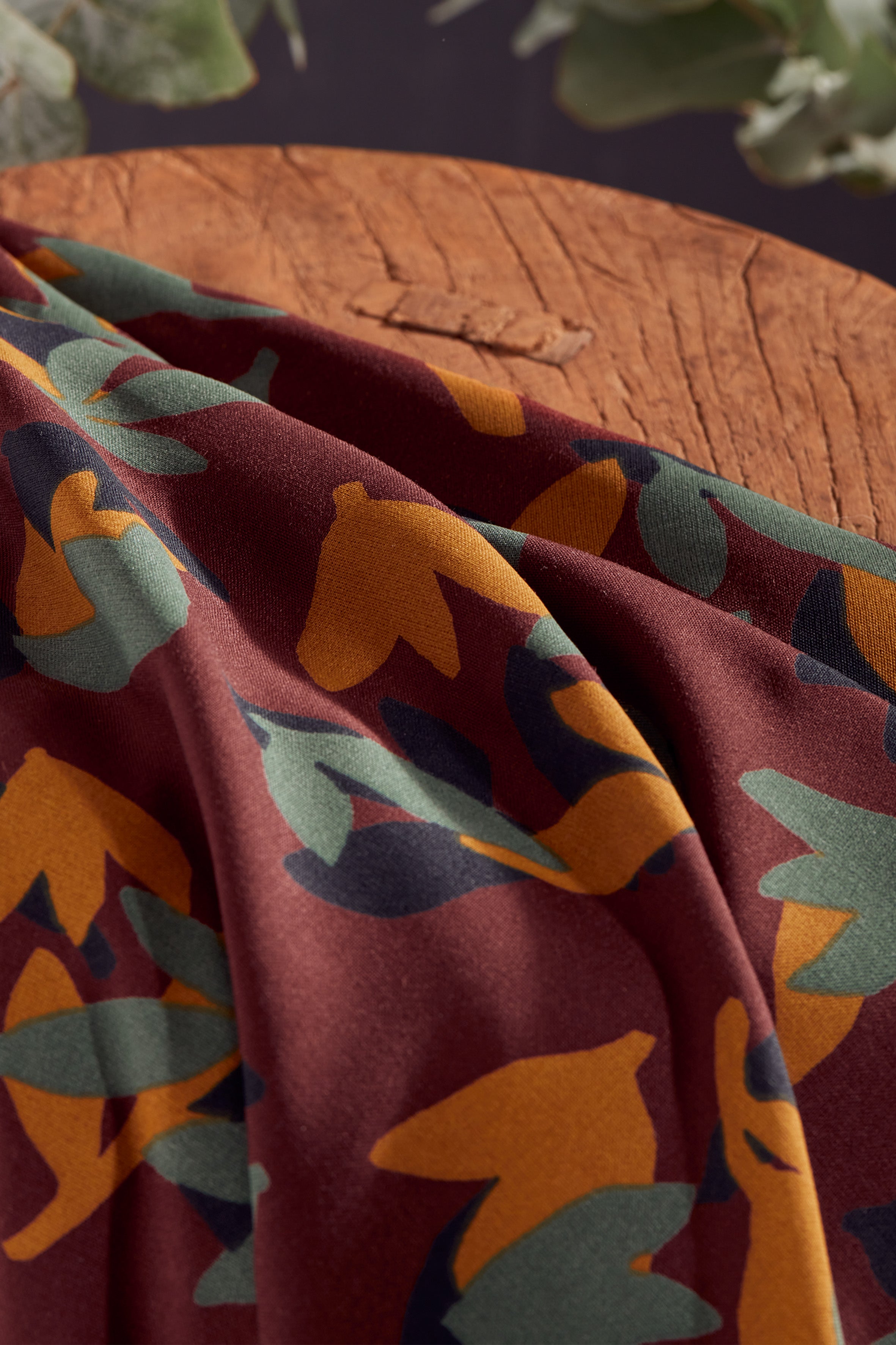 atelier-brunette-tissu-seraphine-rust-viscose-ecovero-imprim-e image 1