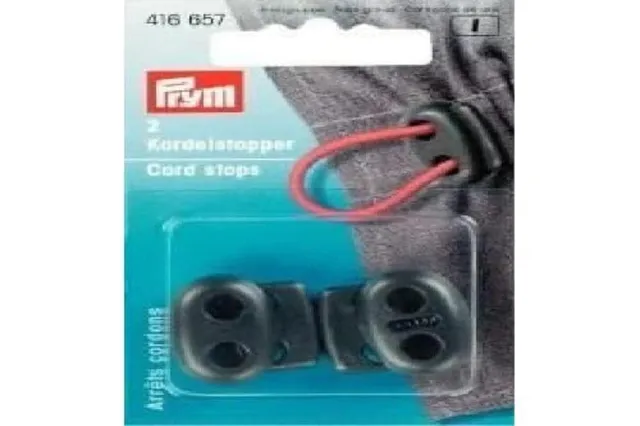 prym-stop-cordon-plastique-noir-2-trous image 1