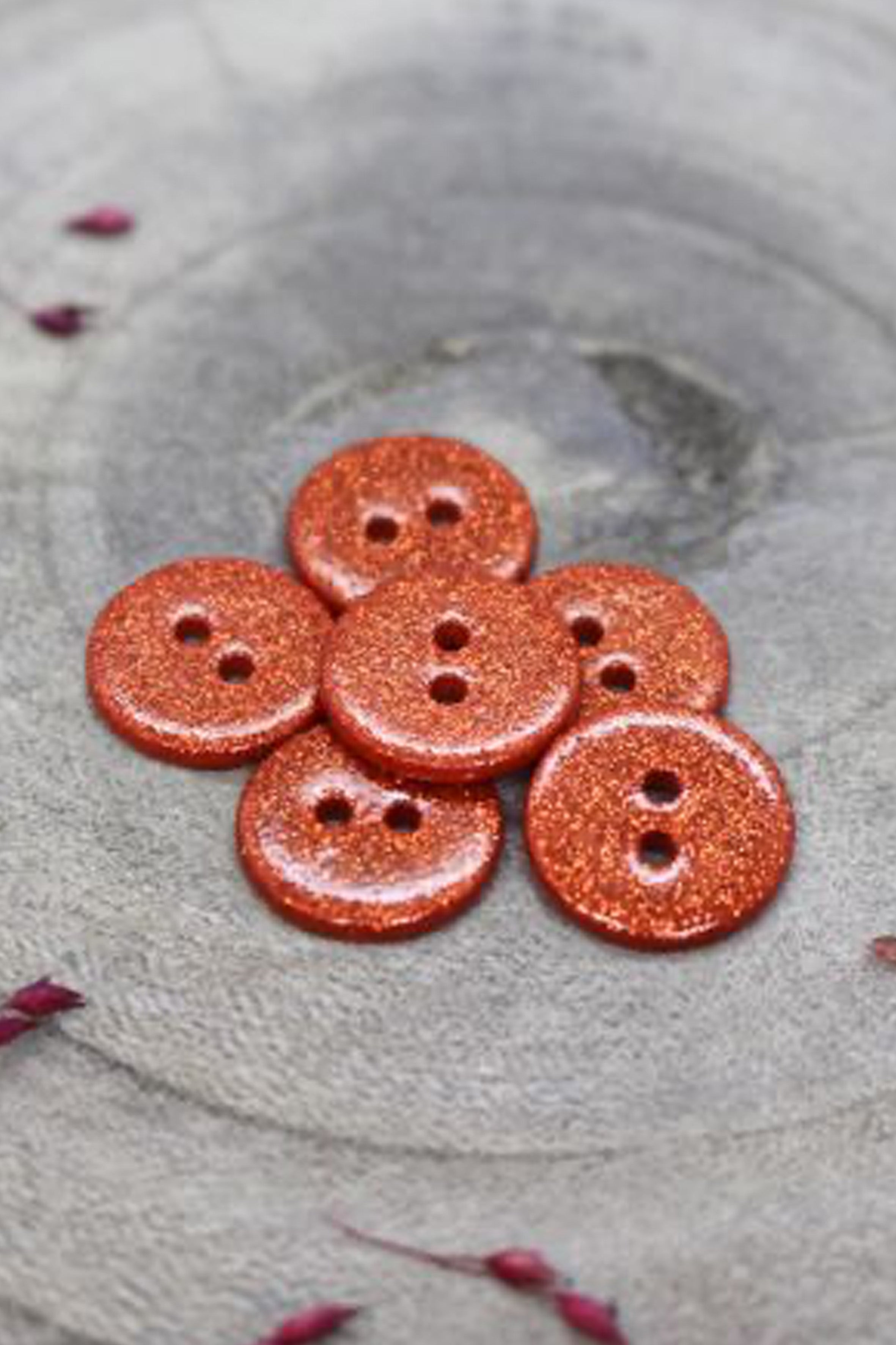 atelier-brunette-boutons-glitter-poppy-tangerine-x10 image 2