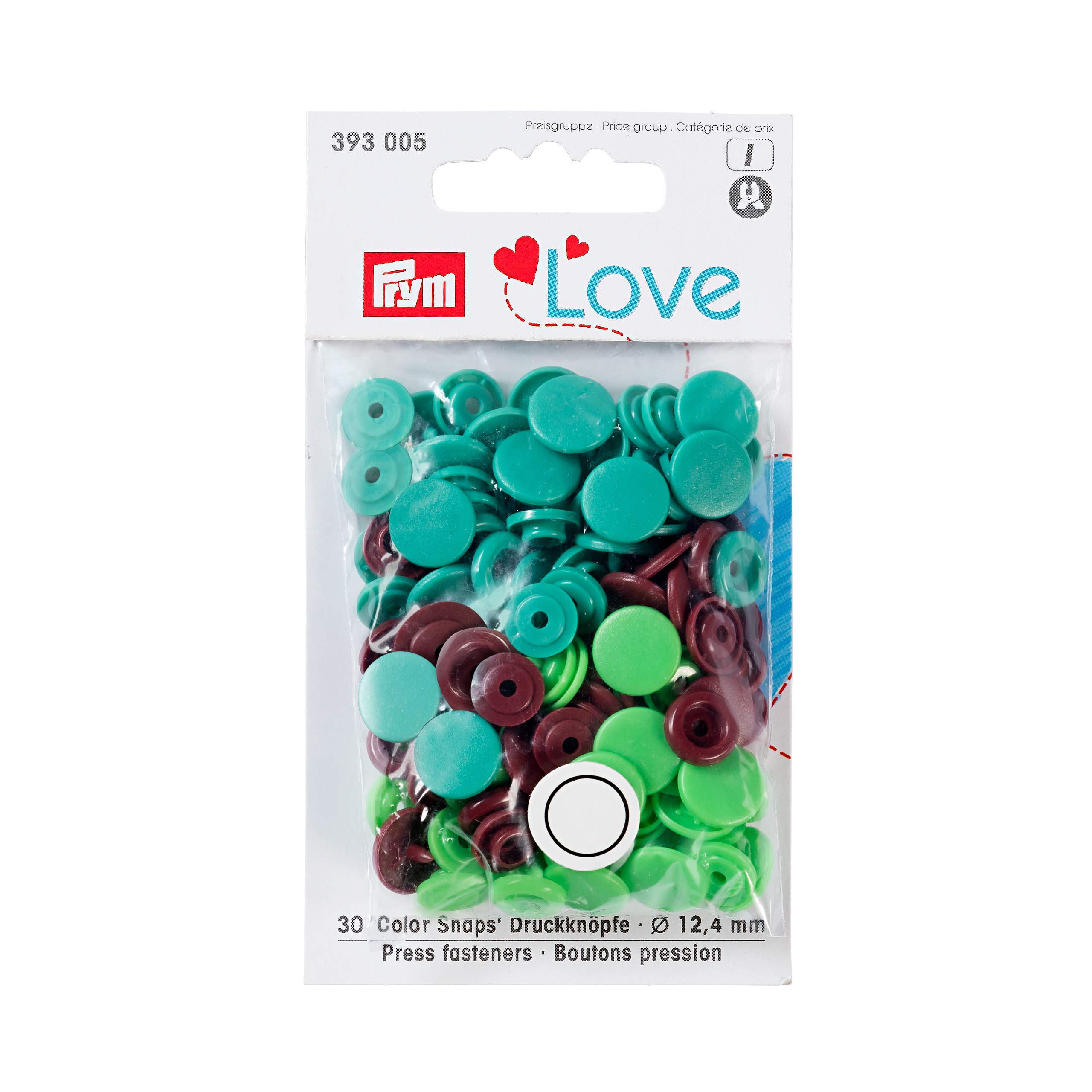 prym-love-color-kst-boutons-pression-12-4-mm-vert-brun image 1