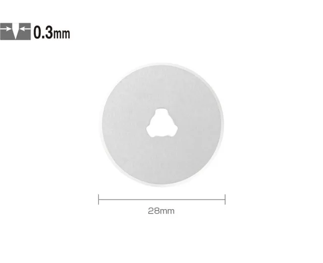 atelier-brunette-lame-de-rechange-pour-cutter-olfa-28-mm-r-f-75407 image 1
