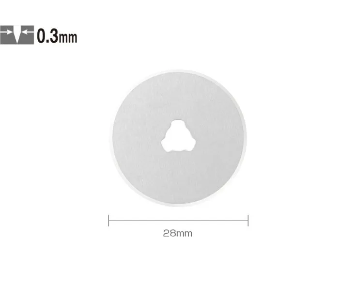 atelier-brunette-lame-de-rechange-pour-cutter-olfa-28-mm-r-f-75407 image 1