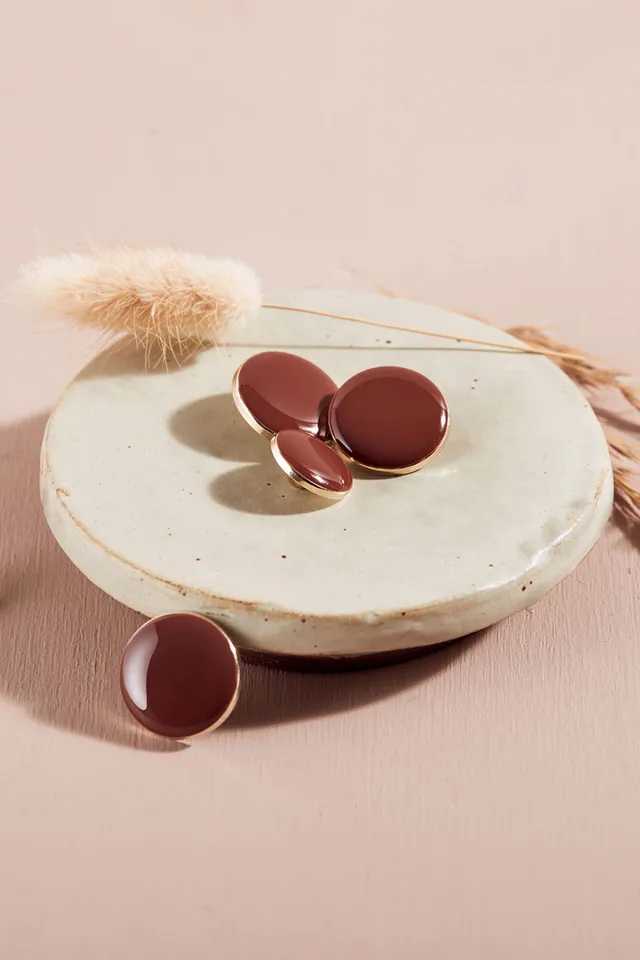 atelier-brunette-boutons-dotty-chestnut-boutons-couture image 1