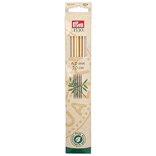 prym-222214-aiguilles-tricoter-2-pointes-bambou-20-cm-4-00-mm image 4