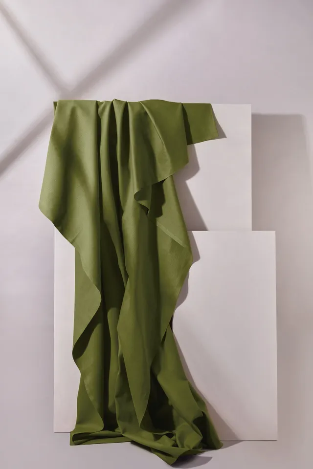 atelier-brunette-tissu-gabardine-ivy-green-coton image 1