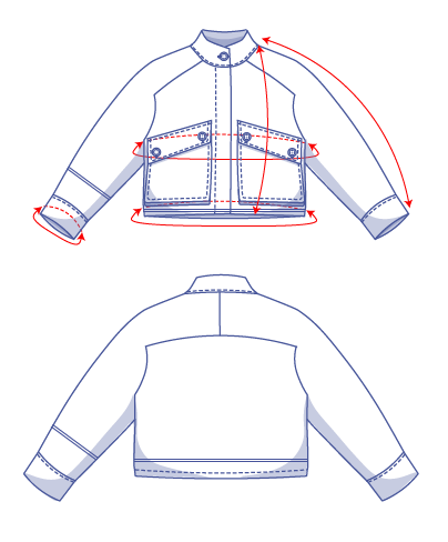 fibre-mood-avril-veste-patron-de-couture-veste-courte-blousante-xs-xxxl image 2