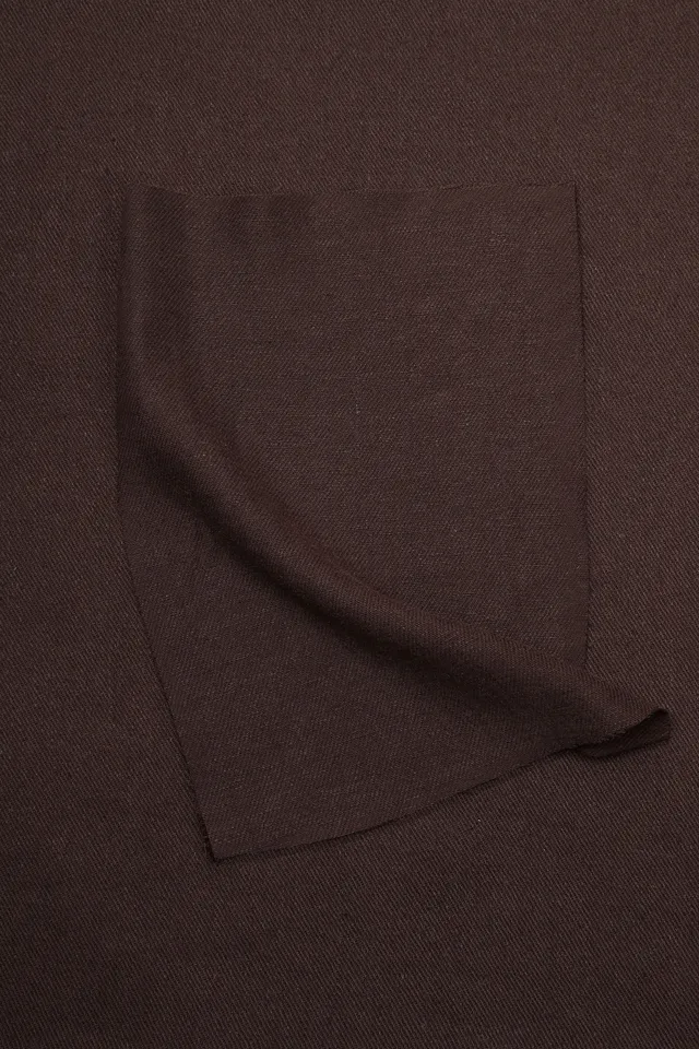 atelier-brunette-tissu-twill-lin-viscose-livaeco-oat-chocolate-coupon-10-cm-x-15 image 1