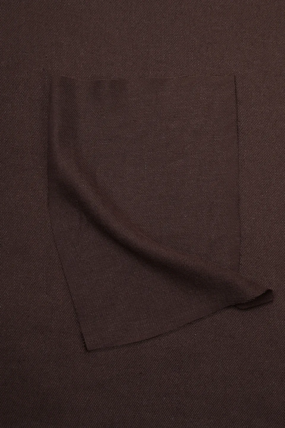 atelier-brunette-tissu-twill-lin-viscose-livaeco-oat-chocolate-coupon-10-cm-x-15 image 1