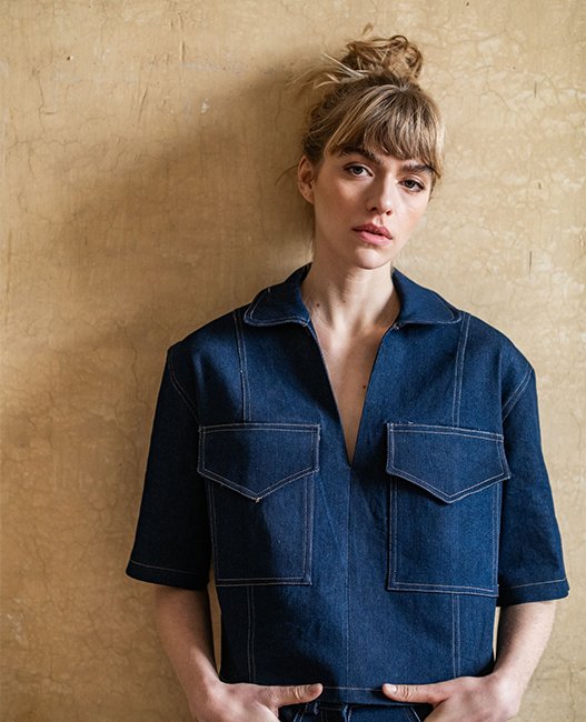 fibre-mood-kristy-top-patron-de-couture-boxy-col-v image 3