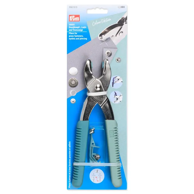 prym-390913-vario-pince-menthe-sauge-pour-boutons-pression-illets-et-rivets image 1