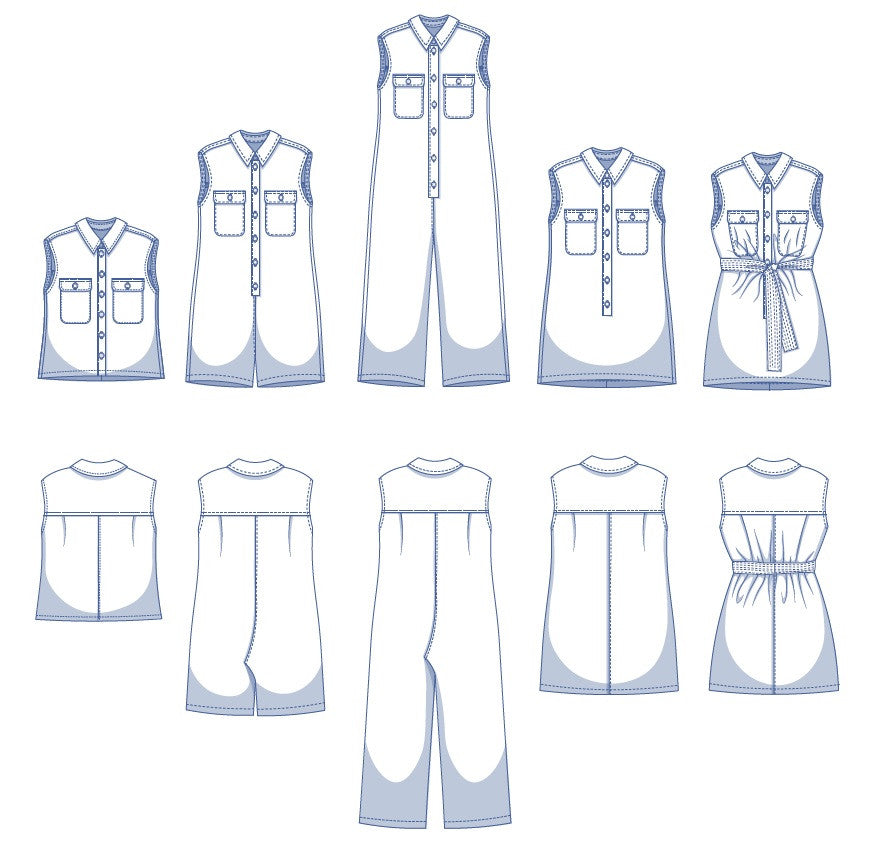 fibre-mood-veronica-robe-combinaison-patron-de-couture-4-versions-xs-xxxl image 7