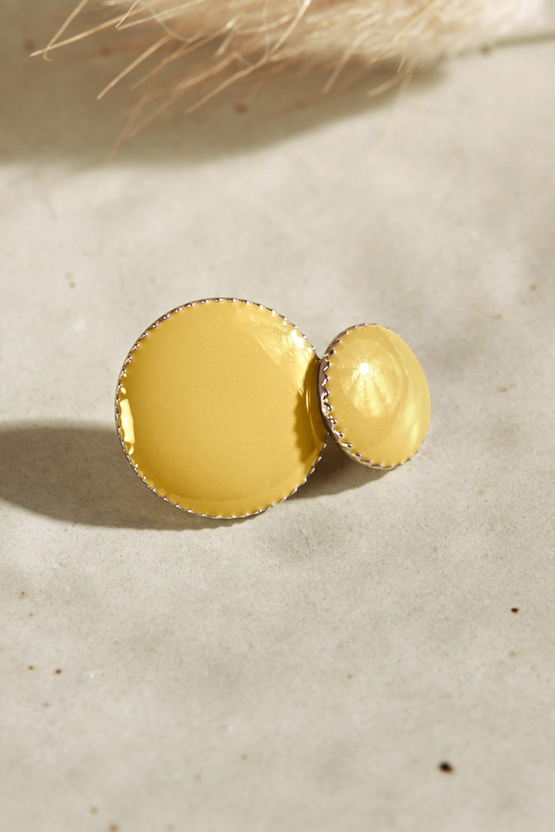 atelier-brunette-boutons-gem-lemon-x10-pied-dor image 2