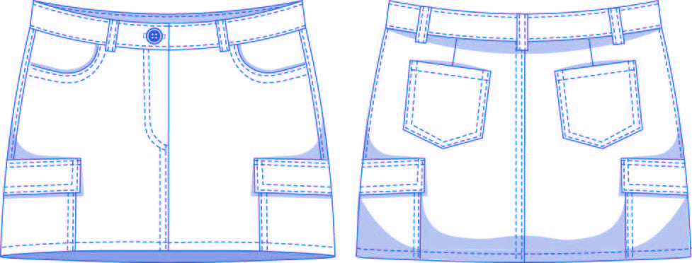 fibre-mood-marah-jupe-patron-de-couture-jupe-cargo-denim-longueur-modulable image 8
