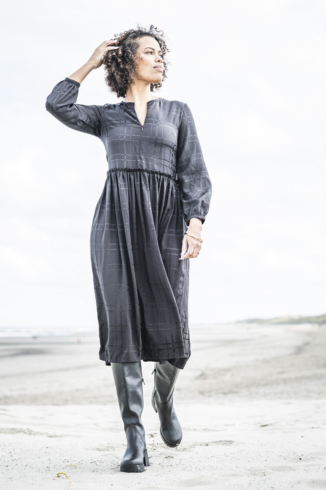 fibre-mood-olive-robe-patron-de-couture-fronc-e image 4