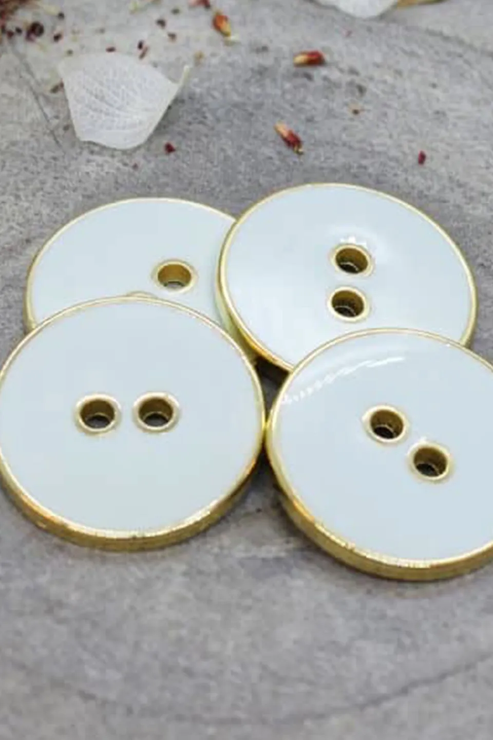 atelier-brunette-boutons-joy-sage-x10-lot-10-boutons-brillants-contour-dor image 1