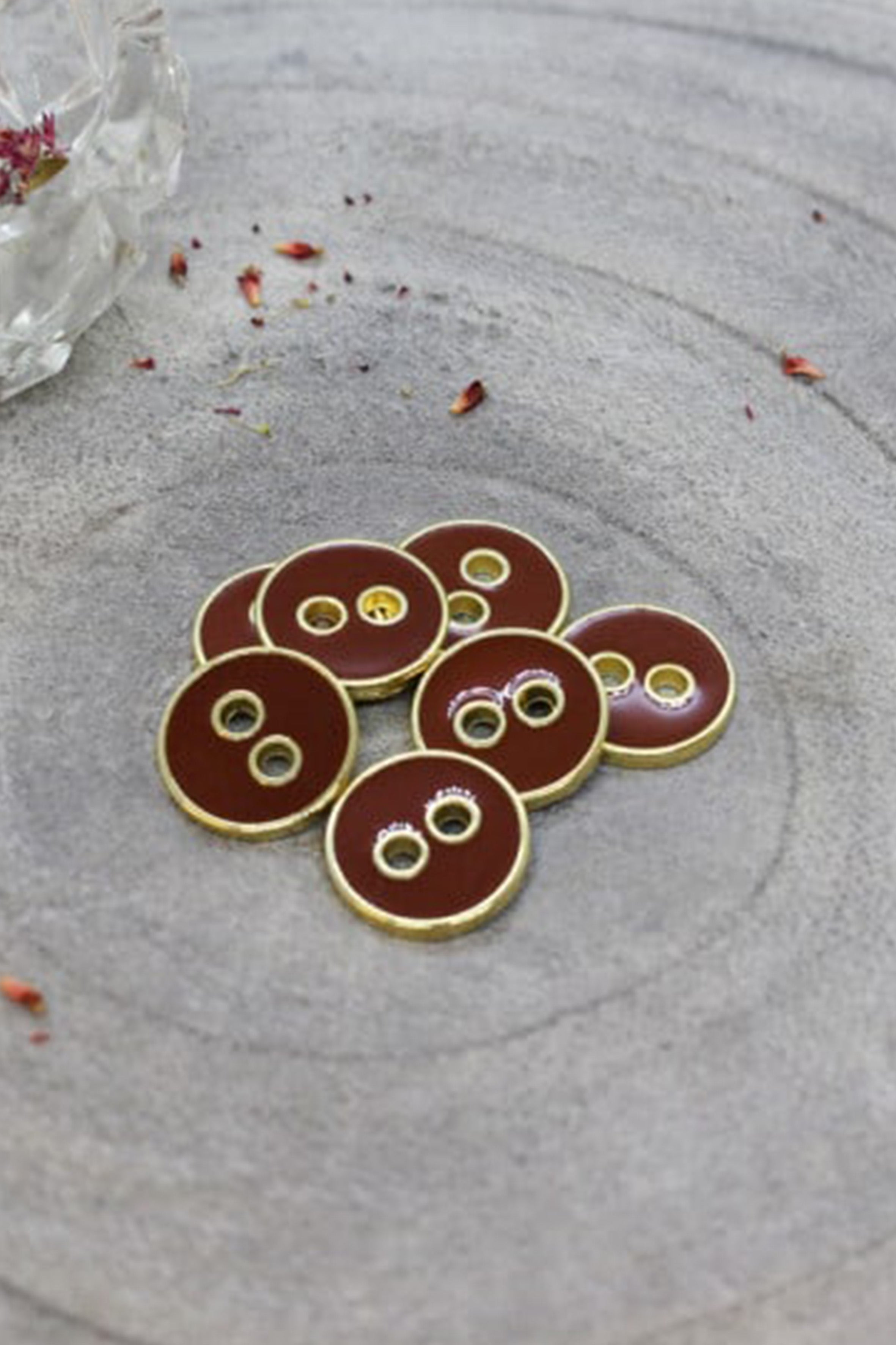 atelier-brunette-boutons-joy-rust-crispy-brownie-pourtour-zamak-dor image 2