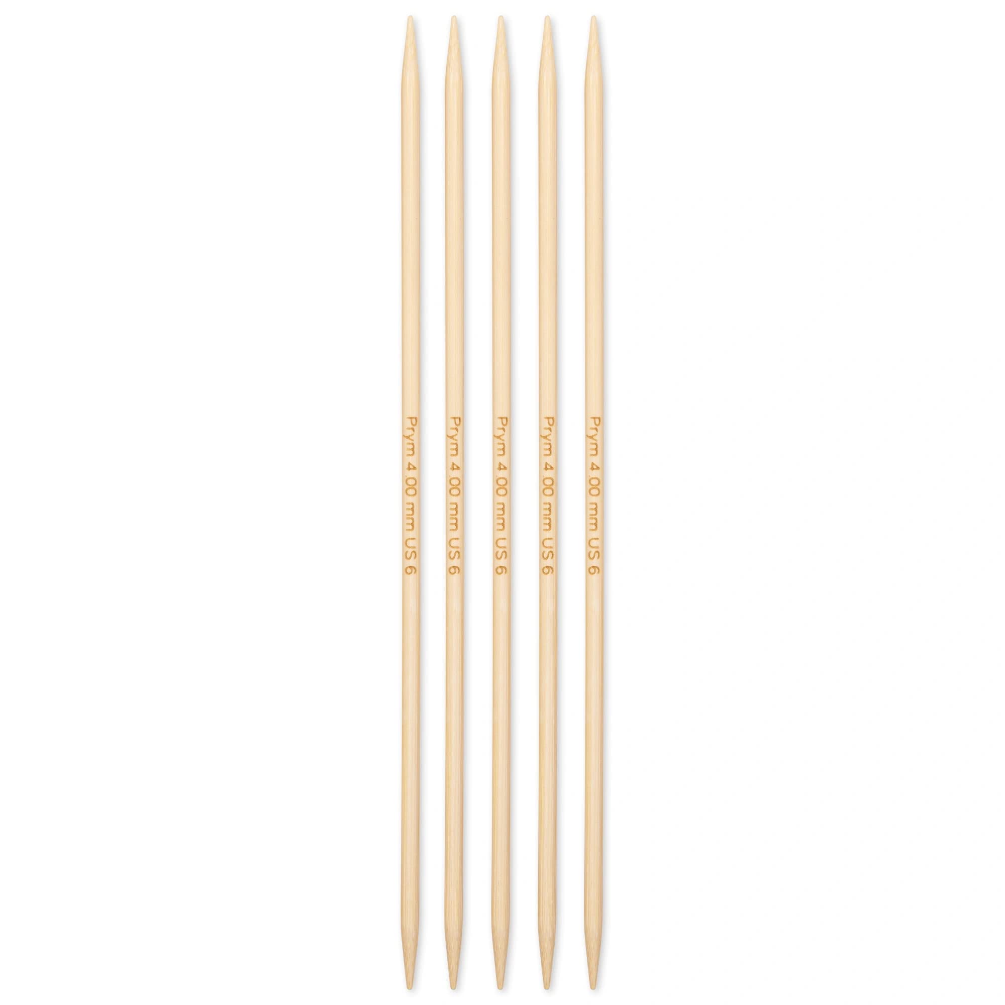 prym-222214-aiguilles-tricoter-2-pointes-bambou-20-cm-4-00-mm image 2