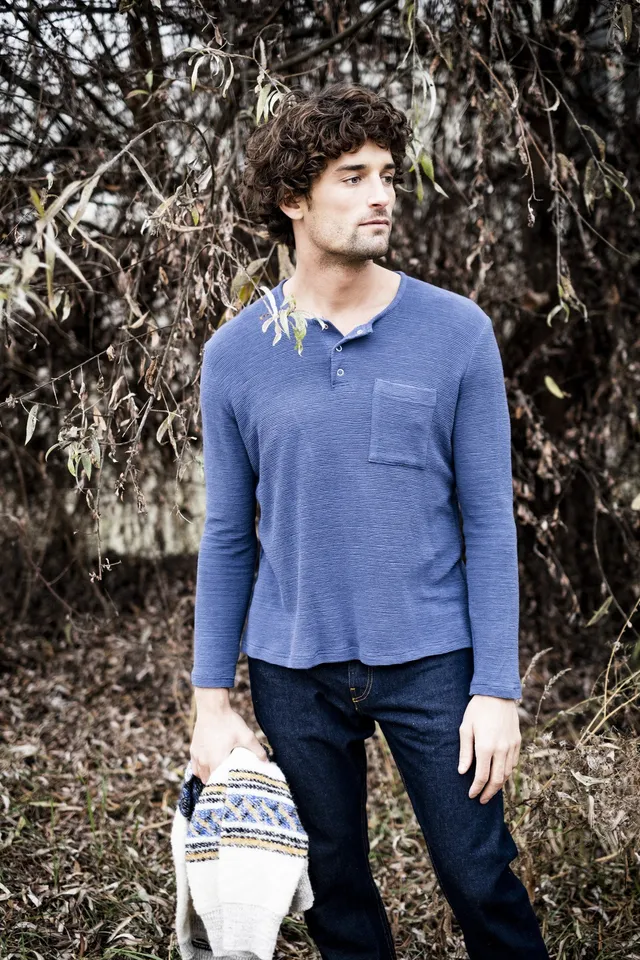 fibre-mood-hugo-t-shirt-patron-de-couture-homme-manches-longues-polo-xs-xl image 1