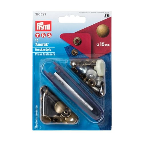 prym-boutons-pression-anorak-15-mm-vieux-laiton-outil-or image 8