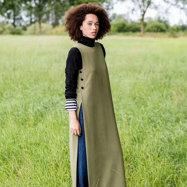 fibre-mood-havana-robe-patron-de-couture-robe-fentes-lat-rales-xs-xxxl image 1