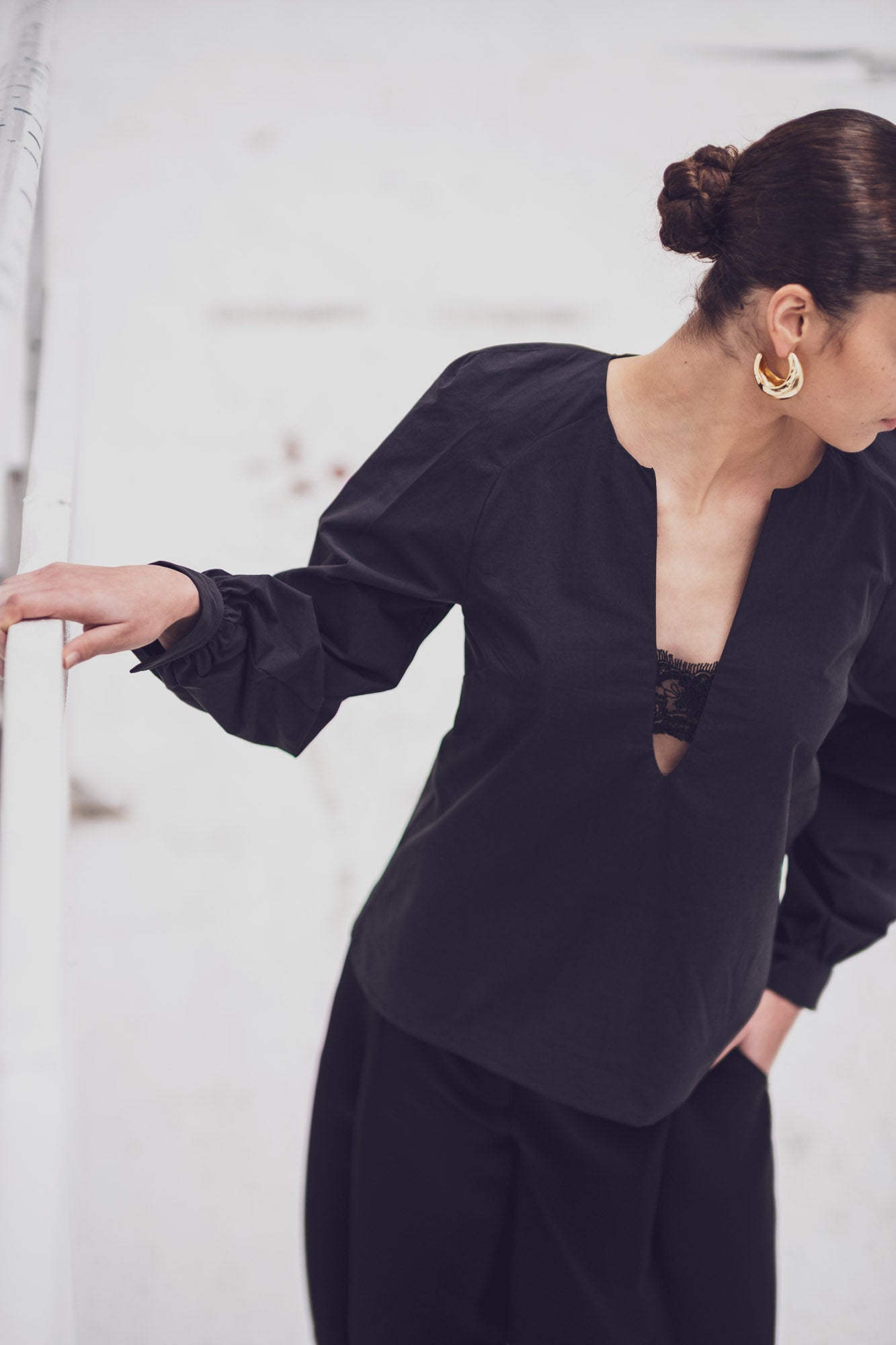 fibre-mood-x-geri-reya-top-patron-de-couture-col-v image 2