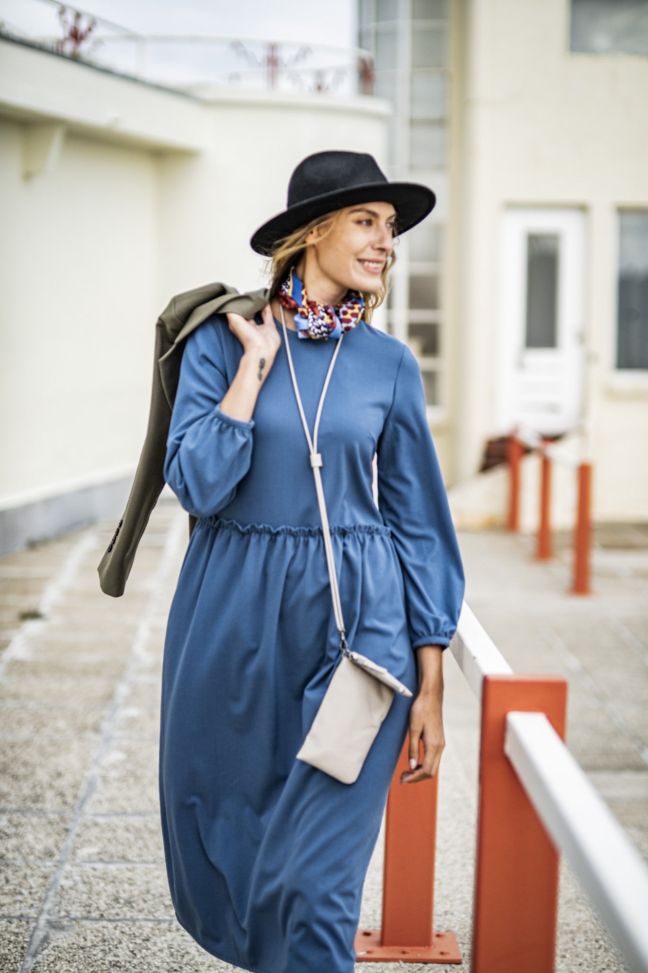fibre-mood-olive-robe-patron-de-couture-fronc-e image 3