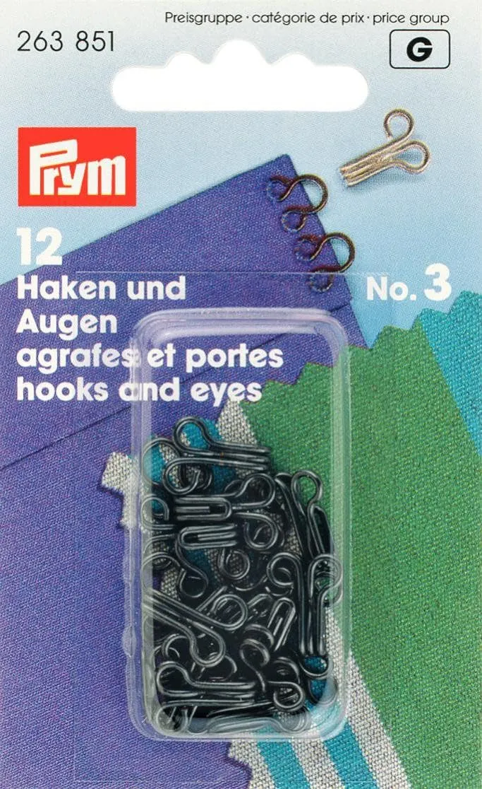 prym-laiton-no-3-crochets-et-yeux-12-pi-ces-18-mm-noir image 1