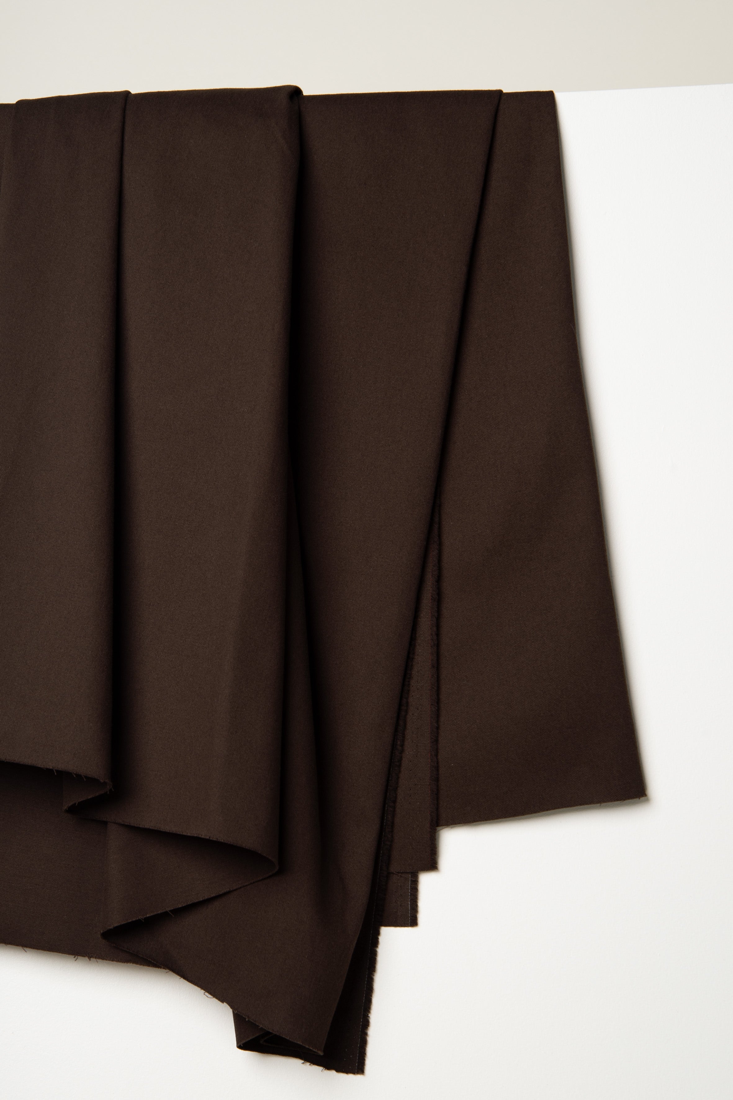 atelier-brunette-gabardine-light-tissu-oat-chocolate image 1