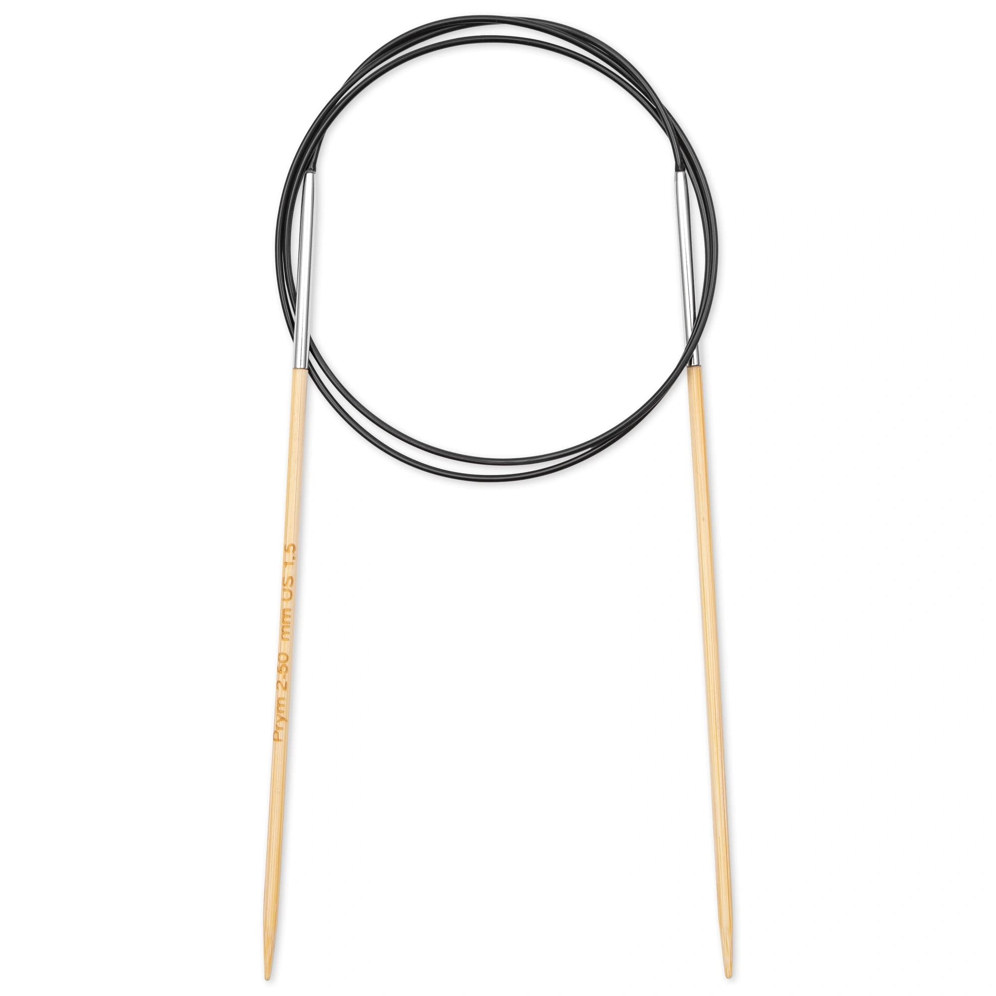 prym-1530-aiguille-circulaire-tricoter-en-bambou-naturelle-taille-unique image 2