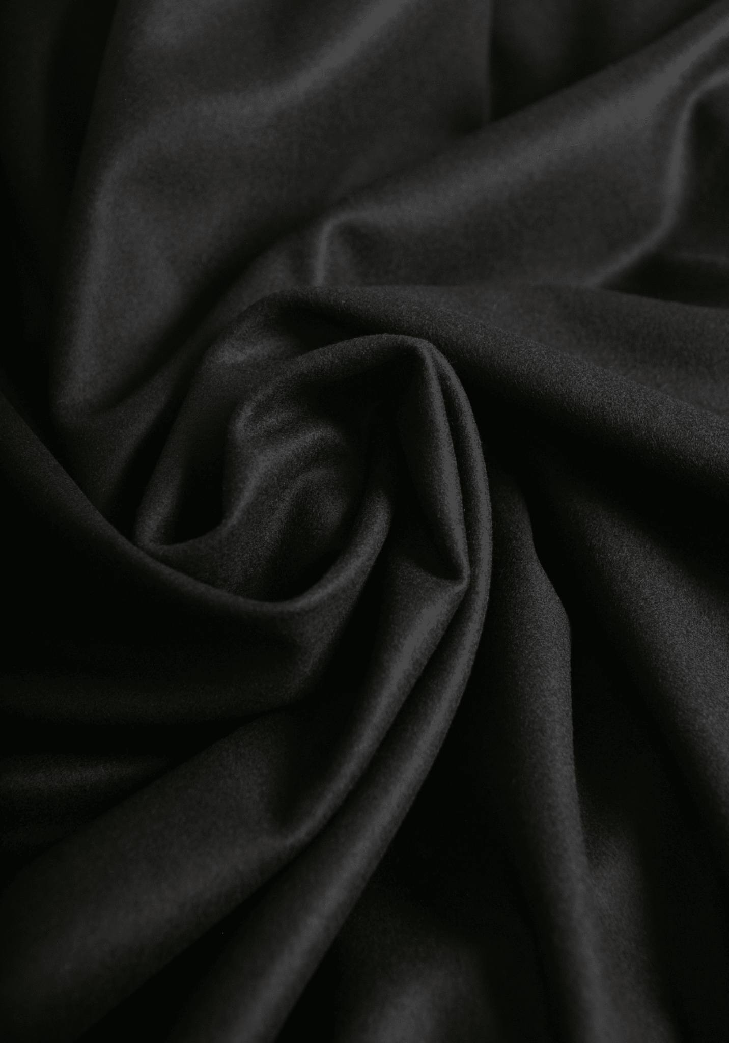 maison-fauve-lainage-flanelle-100-laine-noir-tissu-manteau-au-m-tre image 1