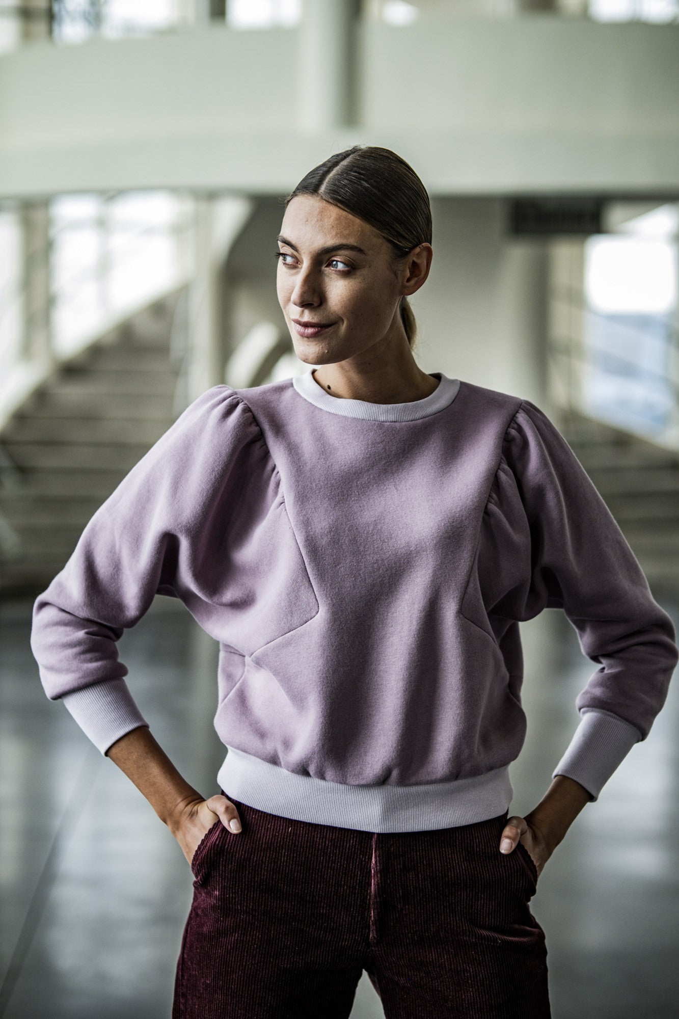 fibre-mood-leona-sweat-shirt-patron-de-couture-vintage-ann-es-80-xs-xxxl image 1