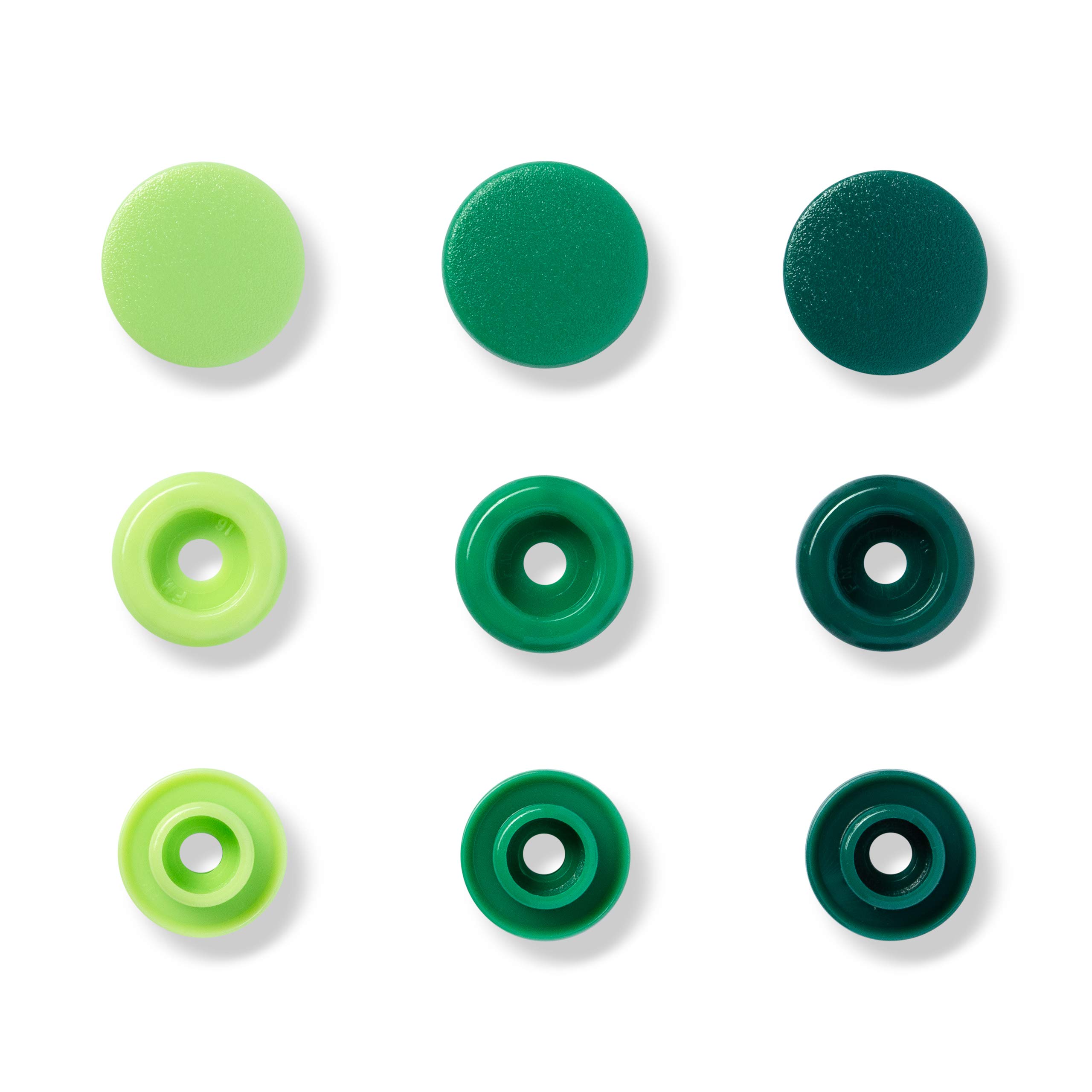 prym-love-color-snaps-12-44-mm-vert-boutons-pression-plastique image 2